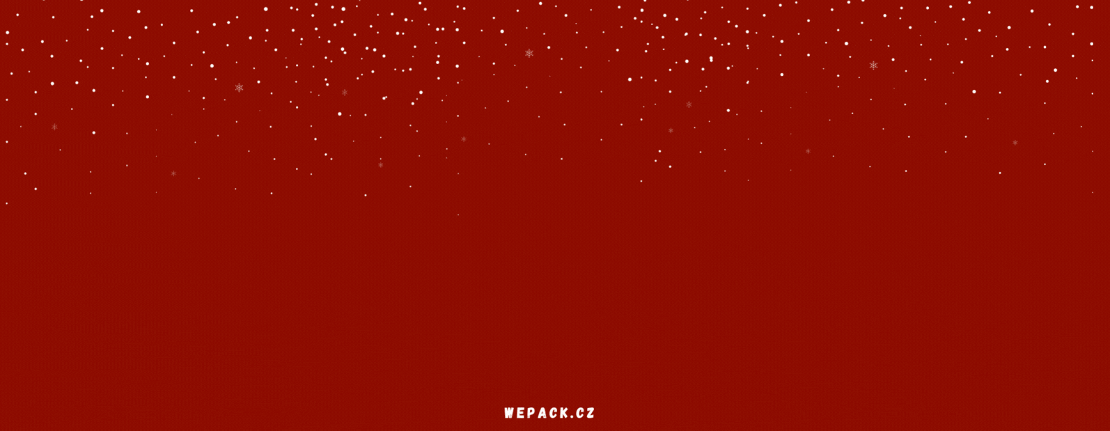 Vánoční banner Wepack.cz